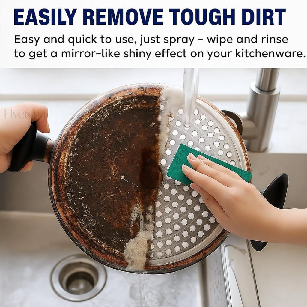 Kitchen Foam Cleaner Spray | Strong Grease & Stain Remover
