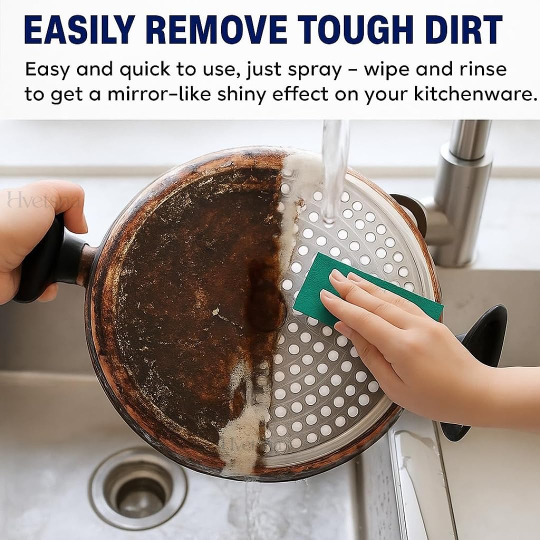 Kitchen Foam Cleaner Spray | Strong Grease & Stain Remover