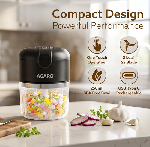 Effortless Mini Electric Food Chopper